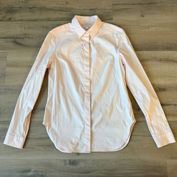 COS blush pink classic cotton button down shirt – 8 (Medium) NWOT - Picture 2 of 3
